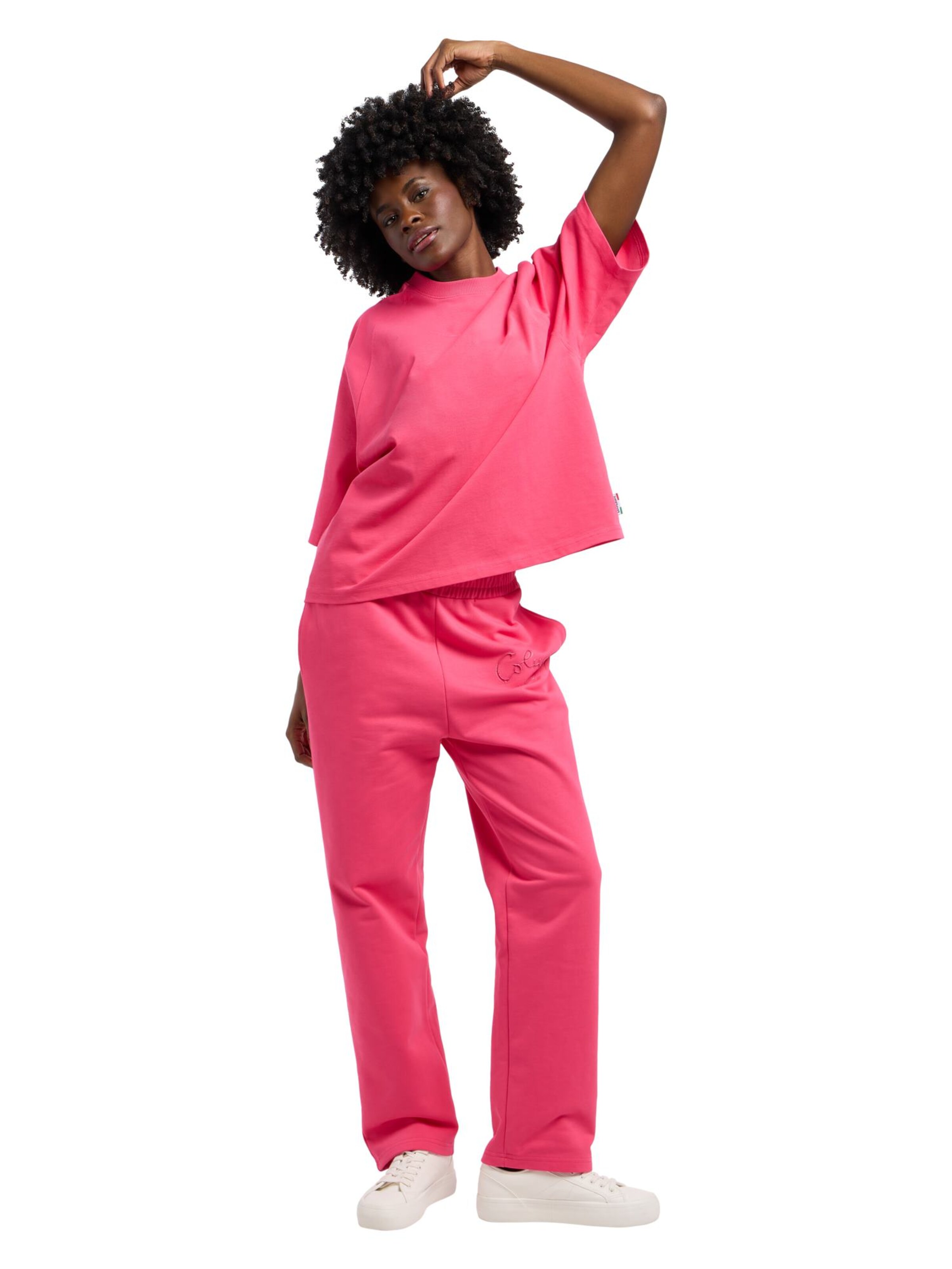 Carlo Colucci T-Shirt 'Drovandi' in Pink