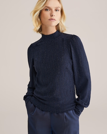 WE Fashion Shirt in Blue: front