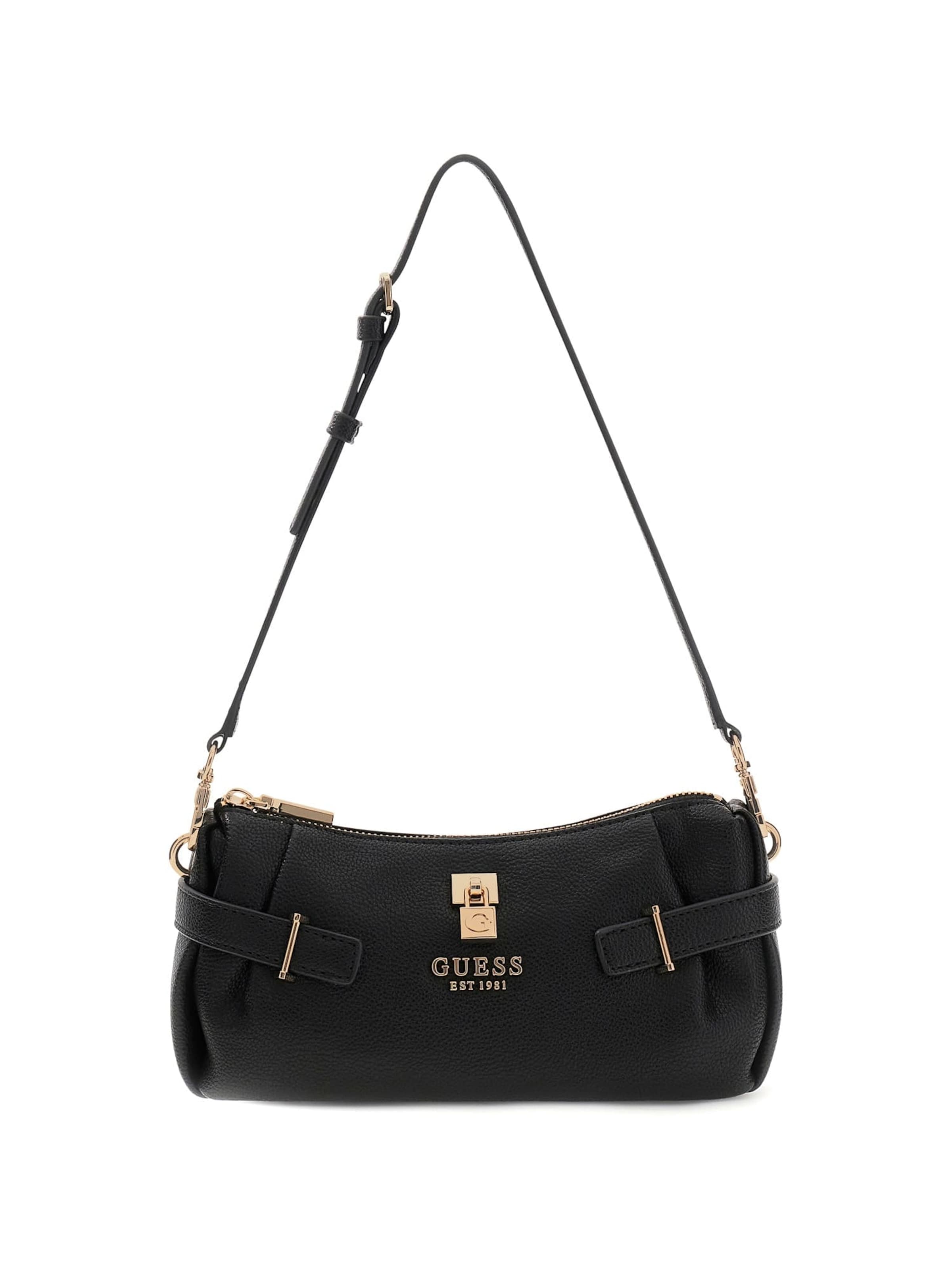 Sac bandoulière 'Yesba' GUESS en noir : devant
