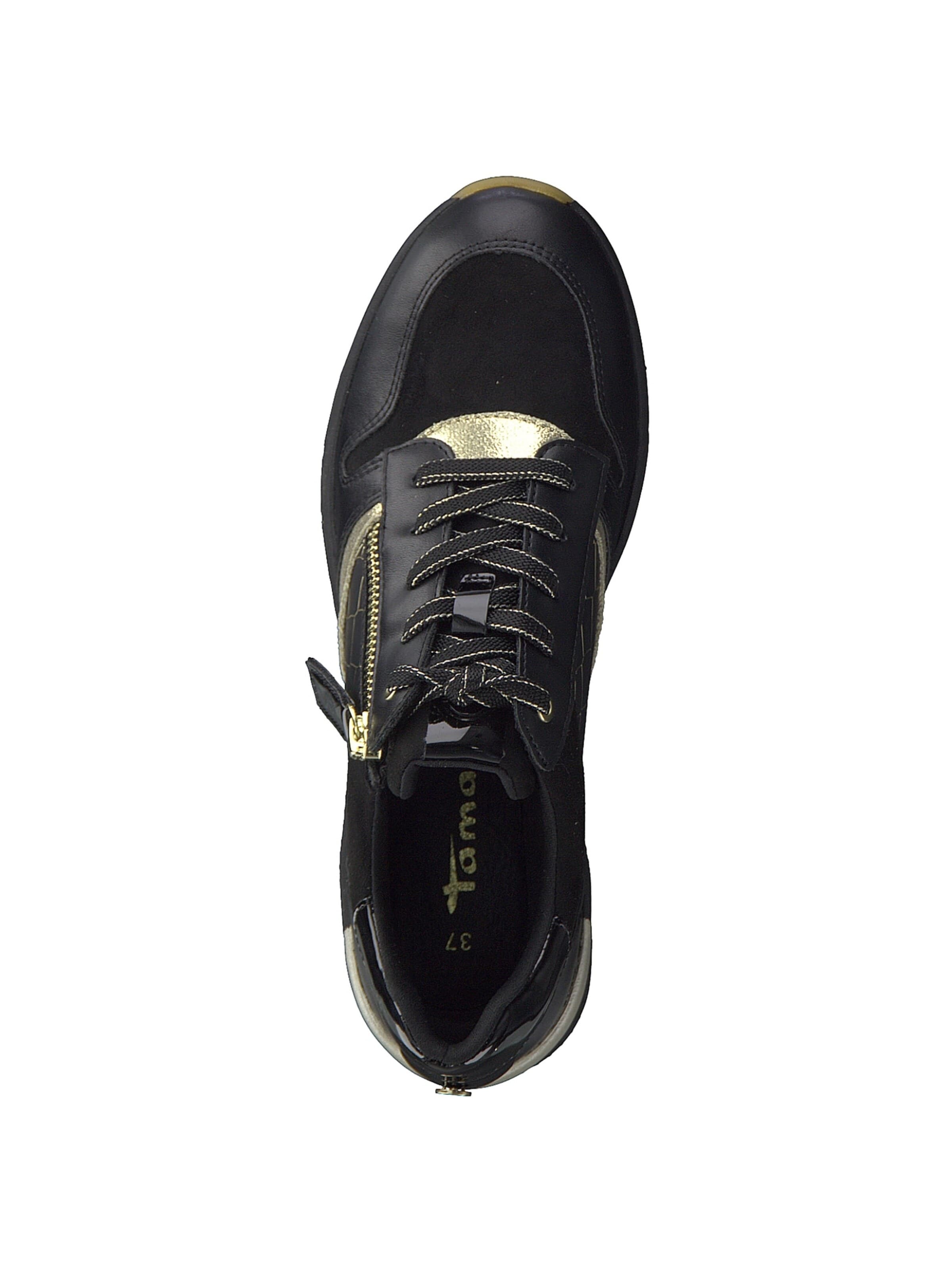 Chaussure de sport à lacets Tamaris en noir