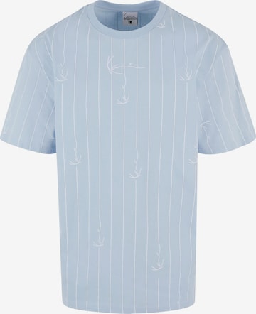 Karl Kani Shirt in Blauw: voorkant