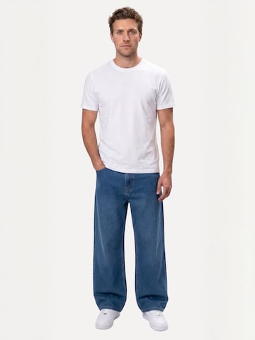 regular Pantaloni ' Performance ' di TEESHOPPEN in blu: frontale
