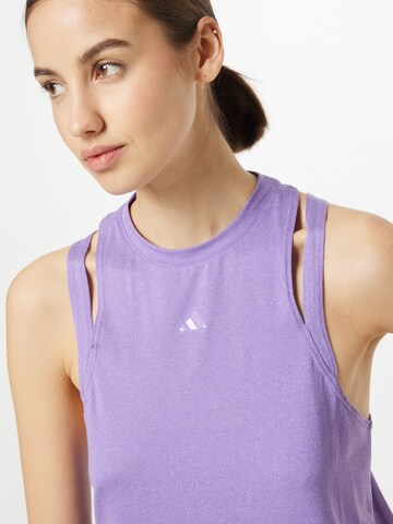 ADIDAS PERFORMANCE Sporttop 'Aeroready Train Essentials 3 Bar Logo' in Lila