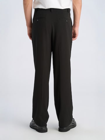Lindbergh Wide Leg Lærredsbukser i sort