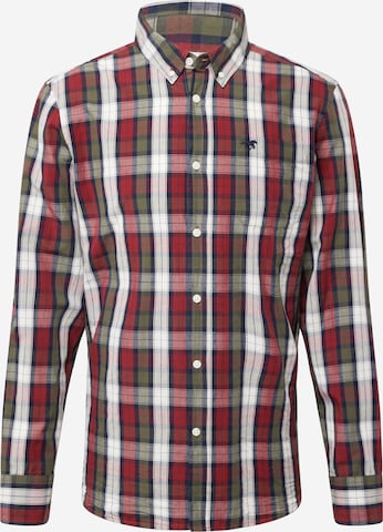 MUSTANG Regular fit Button Up Shirt in Red: front