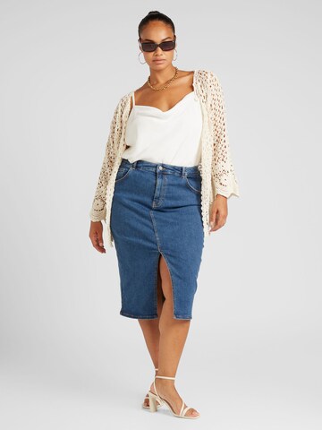 Gonna 'Kim' di ABOUT YOU Curvy in blu