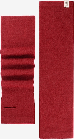 Manchettes 'PURE CASHMERE' Roeckl en rouge : devant