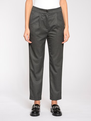 Loosefit Pantalon Gang en gris : devant