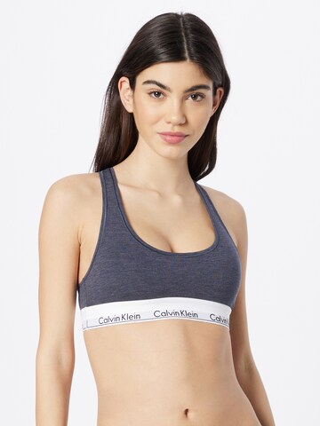 Calvin Klein Underwear Bralette Bra in Blue: front