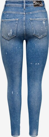 ONLY Skinny Jeans 'Mila Life' i blå
