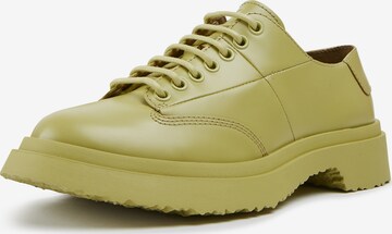 Scarpa stringata sportiva di CAMPER in verde: frontale