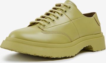 CAMPER Athletic Lace-Up Shoes in Green: front