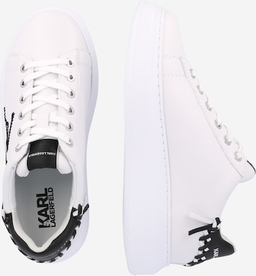 Baskets basses 'KAPRI' Karl Lagerfeld en blanc