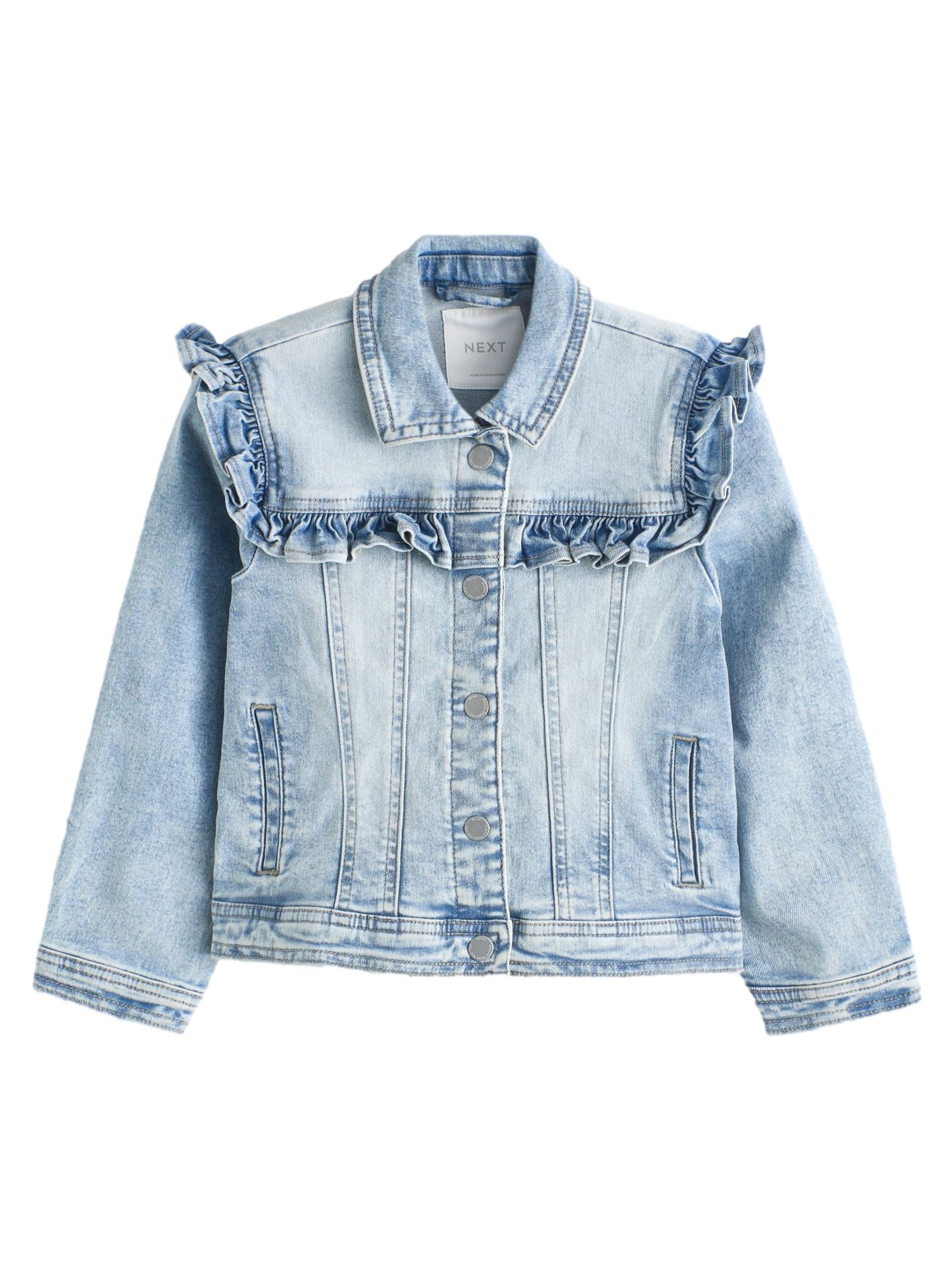 Geacă de primăvară-toamnă de la Next pe albastru: față