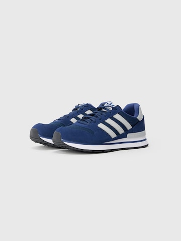 Baskets basses 'ZX 500' ADIDAS ORIGINALS en bleu : devant