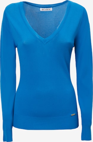 mėlyna Influencer Megztinis: priekis