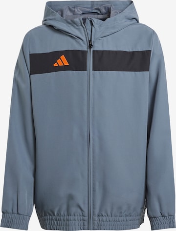 ADIDAS PERFORMANCE - Sudadera con cremallera deportiva 'Tiro 25 Essential' en azul: frente