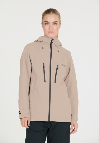 Weather Report Performance Jacket 'Harbor' in Beige: front