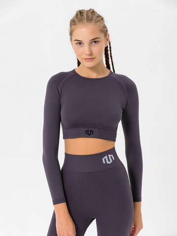 MOROTAI Sporttop 'NAIKAN SEAMLES' in Lila
