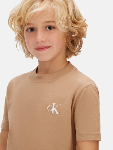 Calvin Klein Kids - Camiseta 'MONOGRAM TOP' en marrón