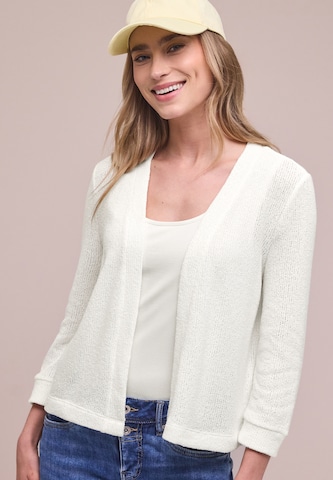 STREET ONE Strickjacke in Weiß: Vorderseite