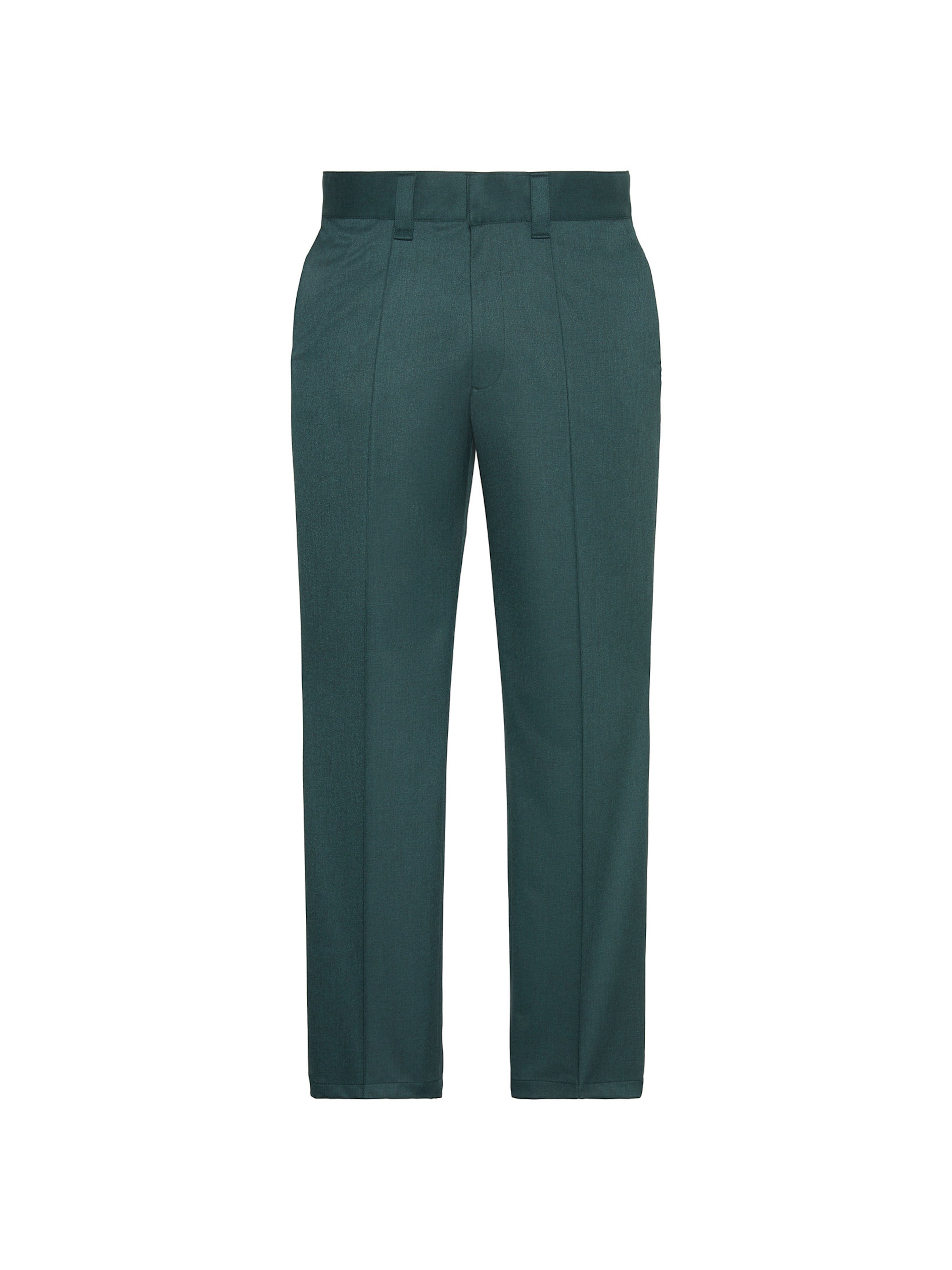 Calvin Klein Regular Trousers '90's' in Green: front