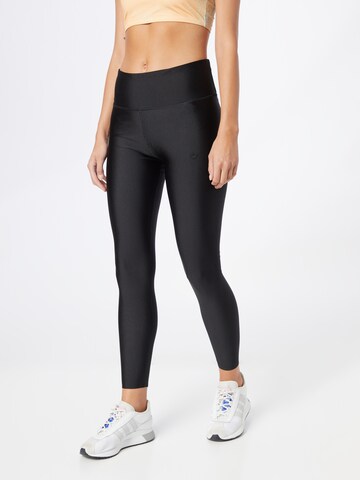 Skinny Leggings 'Adicolor Contempo' de la ADIDAS ORIGINALS pe negru: față