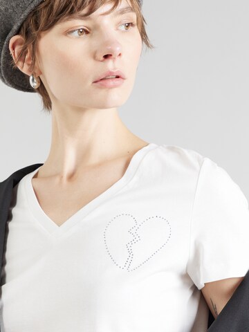 VERO MODA - Camiseta 'VMRIGA VANESSA' en blanco