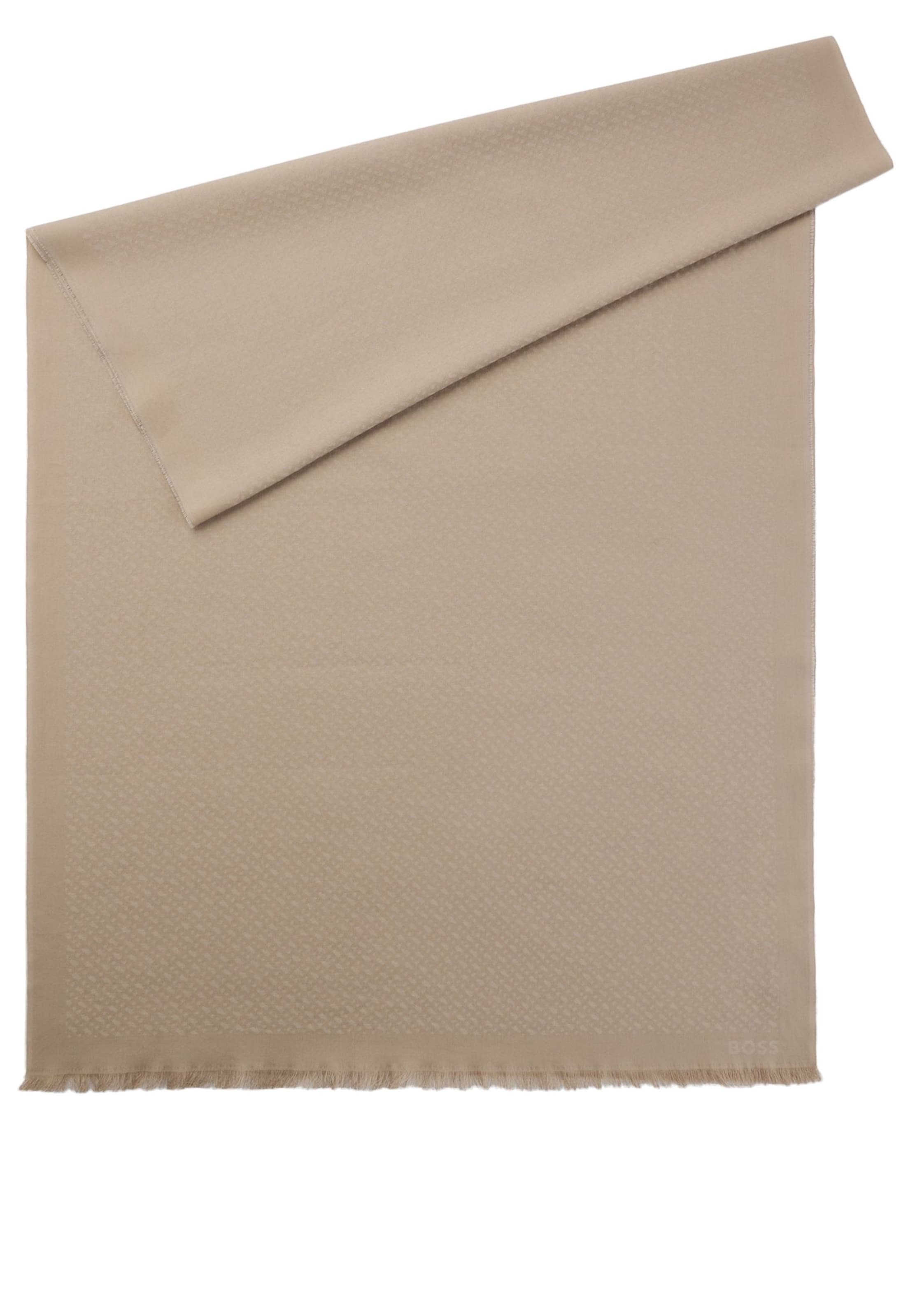 BOSS Schal ' Ledonio' in Beige: Vorderseite