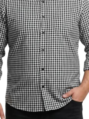 Comfort fit Camicia 'HLA17 Übergrößen' di Lavecchia in nero