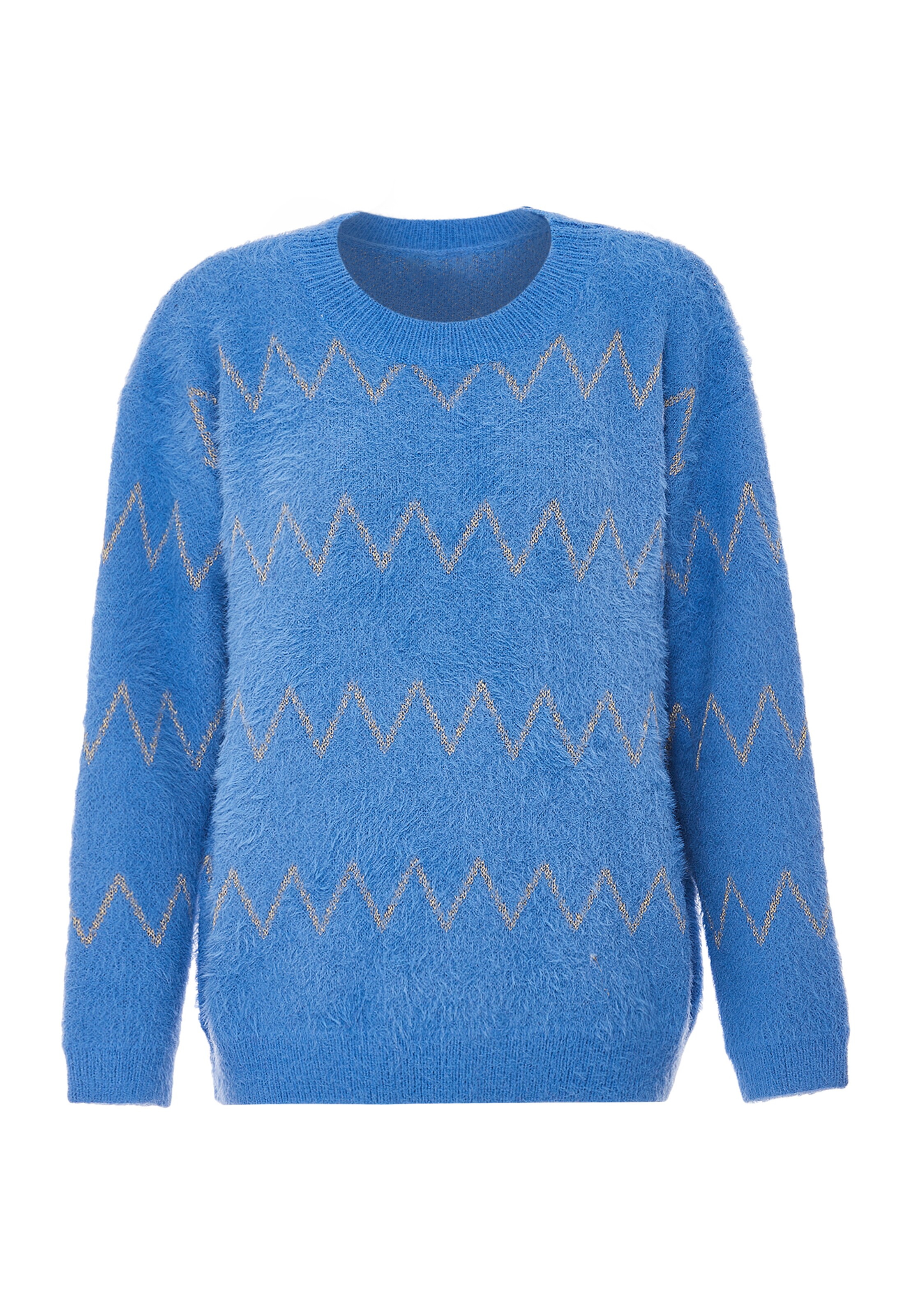 ebeeza Sweater in Blue: front