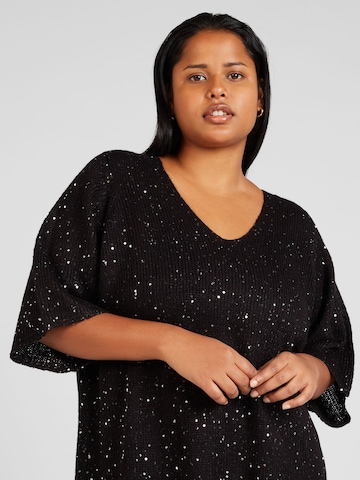 Vero Moda Curve - Vestido de punto 'Leilani' en negro