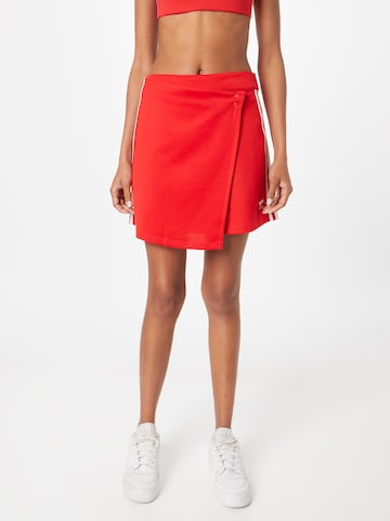 ADIDAS ORIGINALS Skirt 'Adicolor Classics 3-Stripes Wrapping' in Red: front