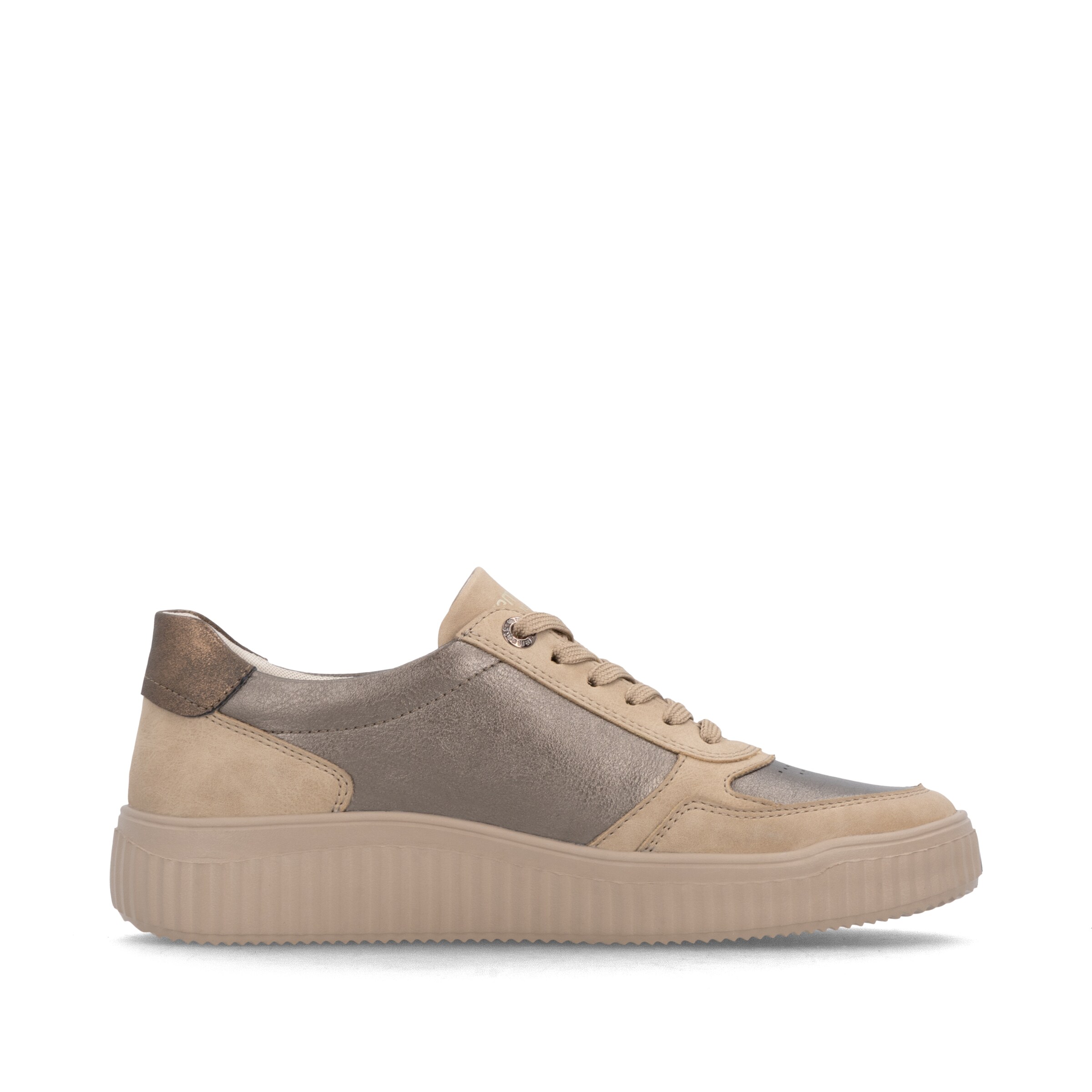 Chaussure de sport à lacets REMONTE en beige