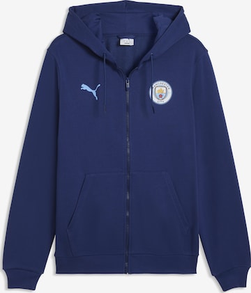 PUMA Sportsweatjacke 'ftblCulture' in Blau: Vorderseite