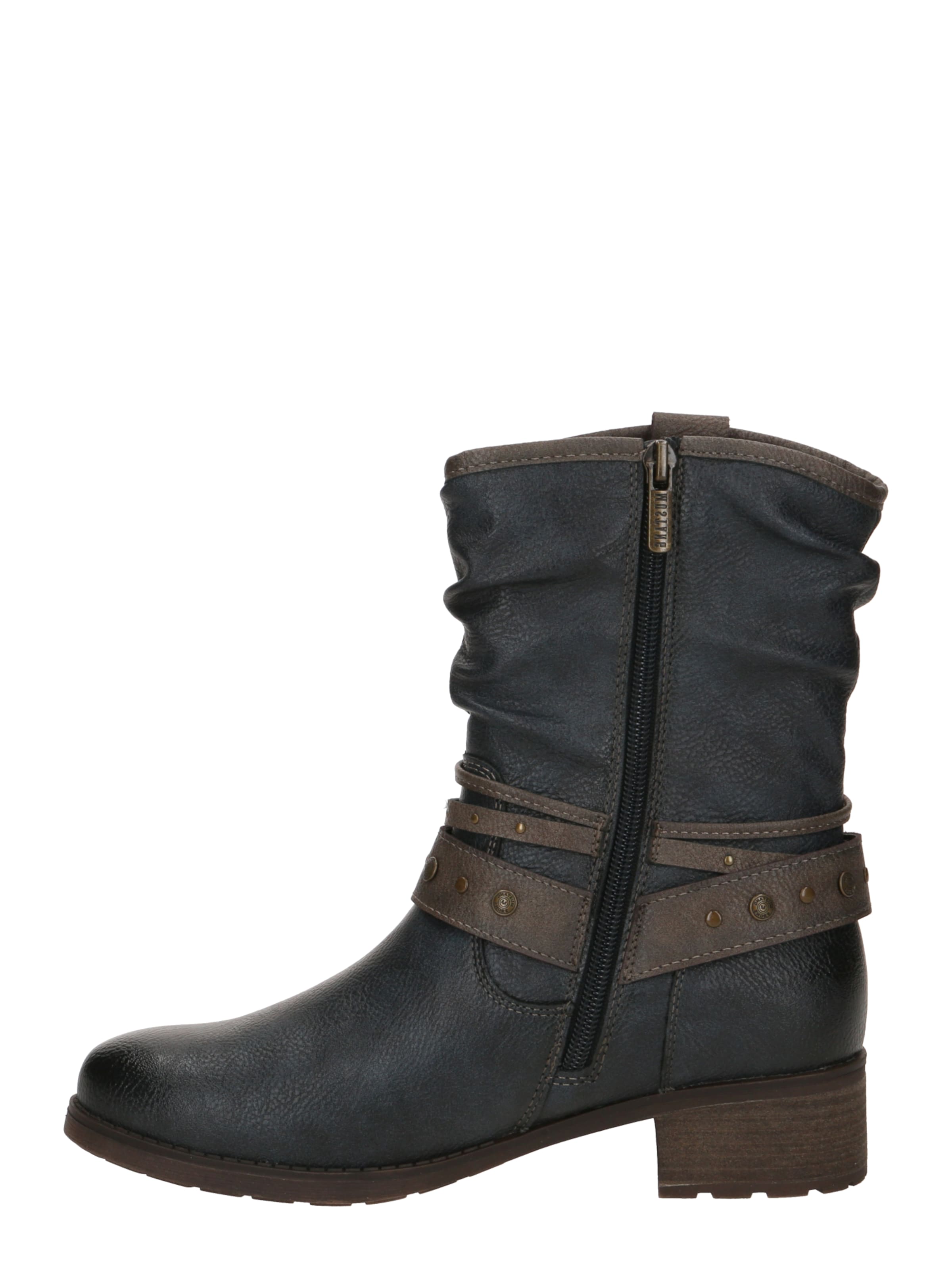 MUSTANG Stiefelette in Blau