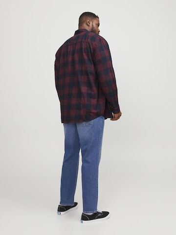 Jack & Jones Plus Comfort fit Button Up Shirt 'JJEGINGHAM' in Mixed colors