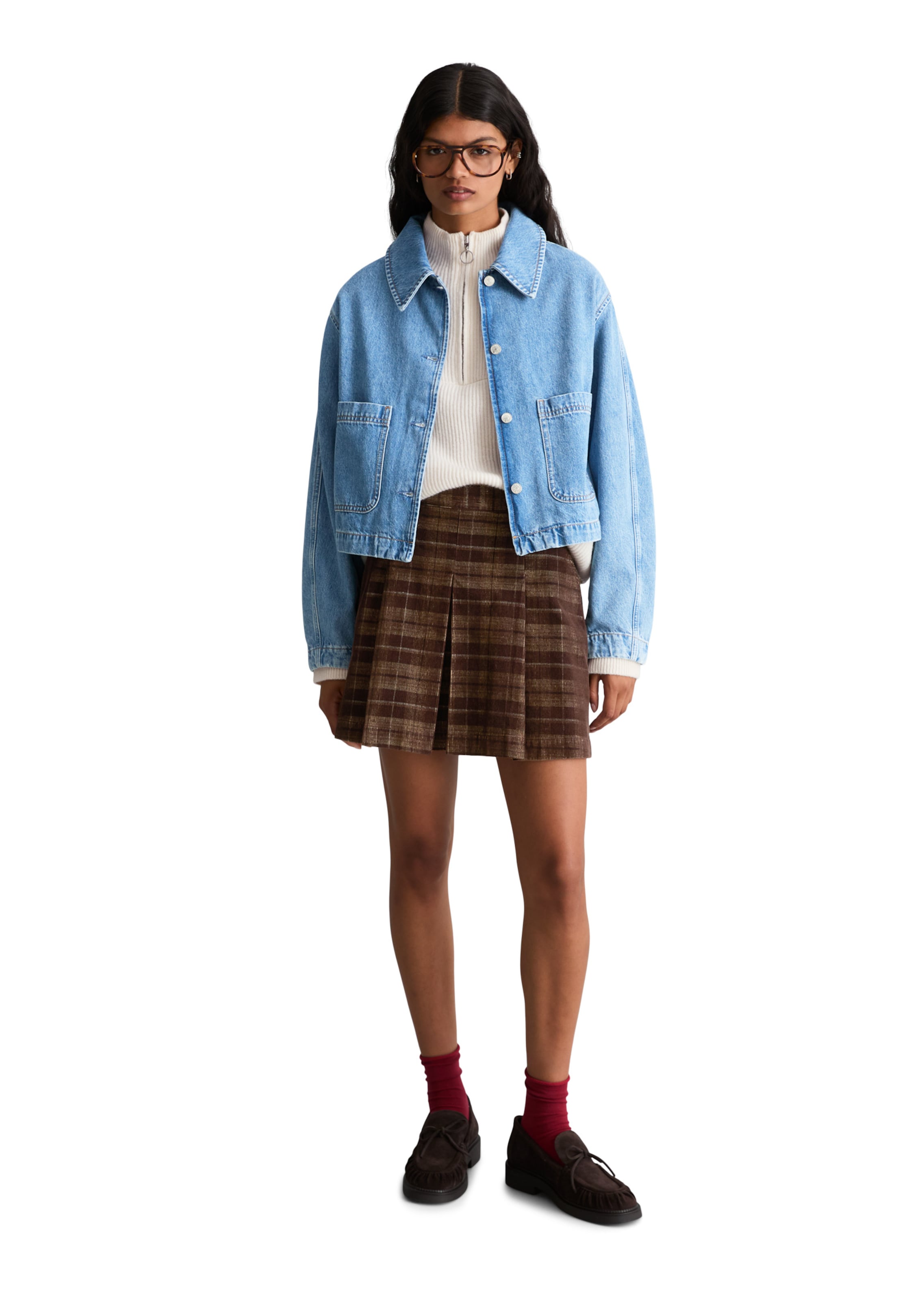 Marc O'Polo DENIM Tussenjas in Blauw