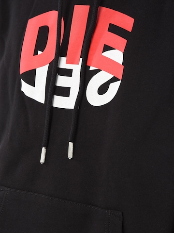 DIESEL Sweatshirt 'S-GIRK-HOOD-N1'‌‌‌‌‌ in Schwarz