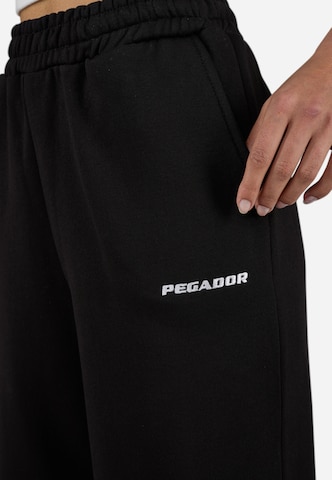 Pegador Wide Leg Hose 'Anni' in Schwarz