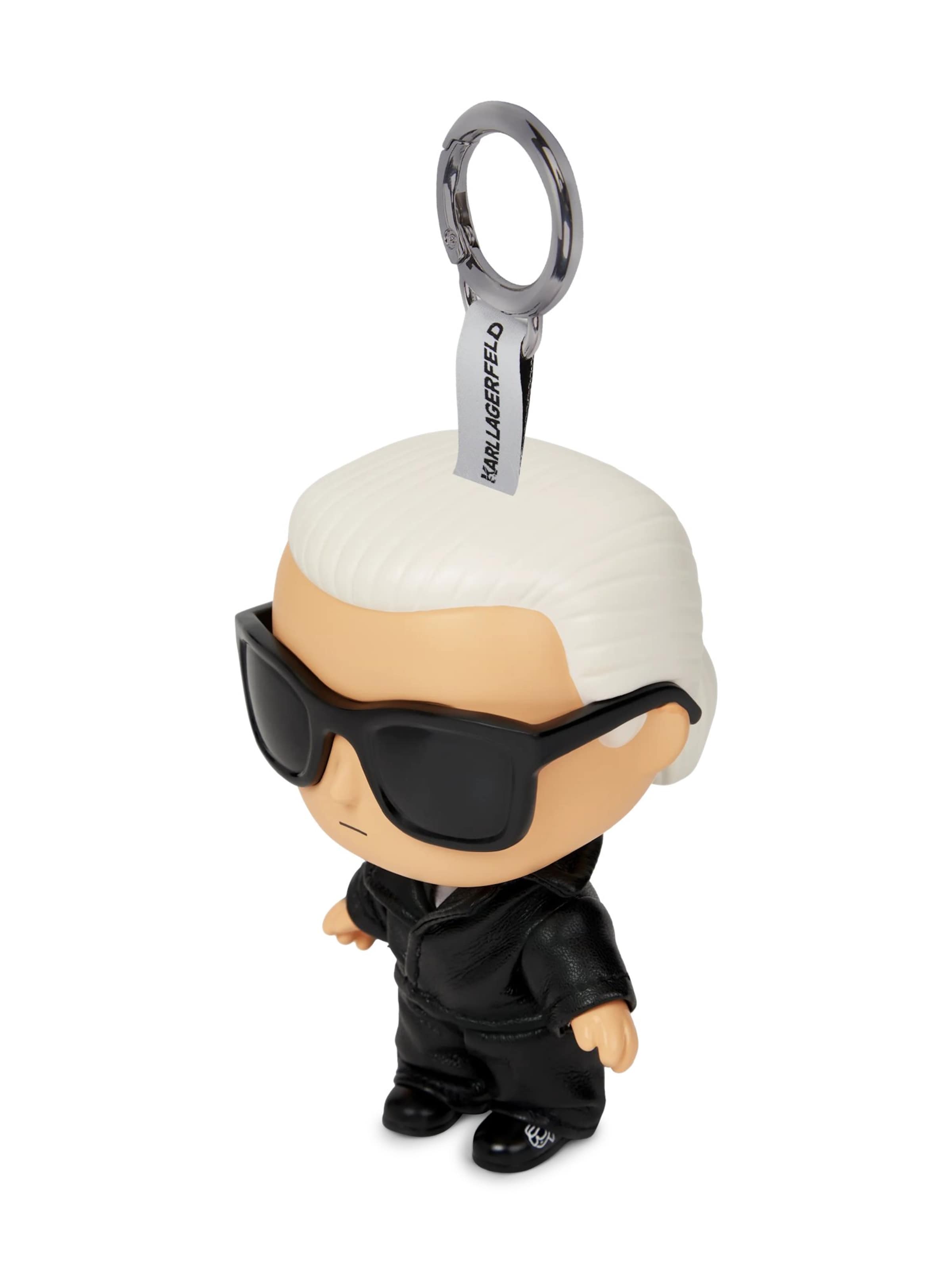 Karl Lagerfeld - Llavero 'Ikon' en negro