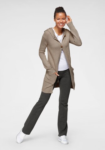 KangaROOS Strickjacke in Beige