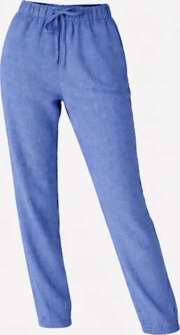 fashionshowcase - Loosefit Pantalón 'SOREYA' en azul: frente