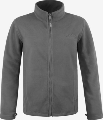 normani Athletic Fleece Jacket 'Laanila' in Grey: front