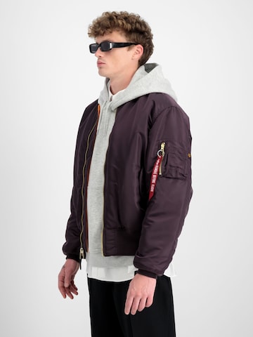 ALPHA INDUSTRIES - Casaco meia-estação 'MA-1 Heritage' em roxo