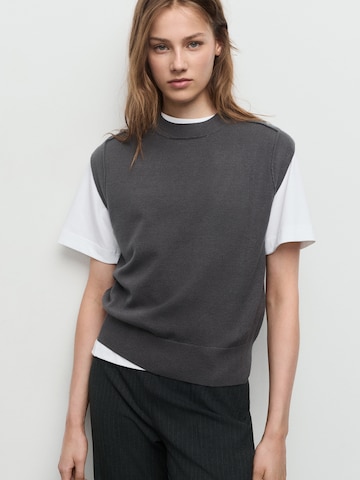 MANGO Pullover 'BOLLO' i grå: forside