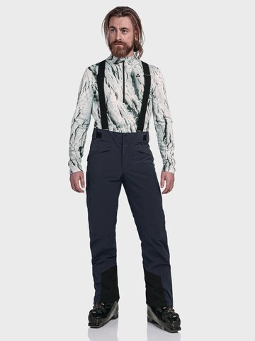 Schöffel Slimfit Sportbroek 'Mountet' in Blauw: voorkant