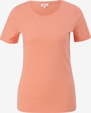 s.Oliver - Camiseta en naranja: frente