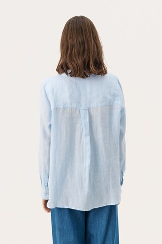 Part Two Bluse 'Natalee' i blå