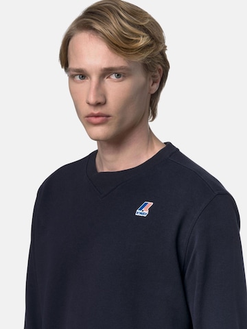 K-Way Sweatshirt 'FELPA NAEL POLY COTTON'‌ in Blau